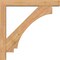 Ekena Millwork Imperial Block Smooth Bracket w/ Offset Brace, Western Red Cedar, 5 1/2"W x 36"D x 36"H BKT0604X36X36IMP05SWR - alternate 2